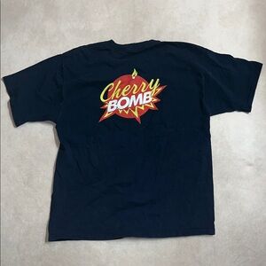 Vintage Cherry Bomb Three Olives Vodka Promo Graphic T-Shirt